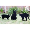 Pestbye® Set of 3 Cat Scarers Cat Silhouettes with Lifelike