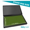 MaxMark Large Premium Olive Green Ink Stamp Pad - 3.5"