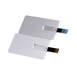 Pendrive USB Flash Drive 3.0 Credit Card Bank Card 32 64 128 256GB Memory A10 (Silver, 32GB)