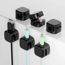 Organizador De Cables Con Clips Magnéticos Para Escritorio Y