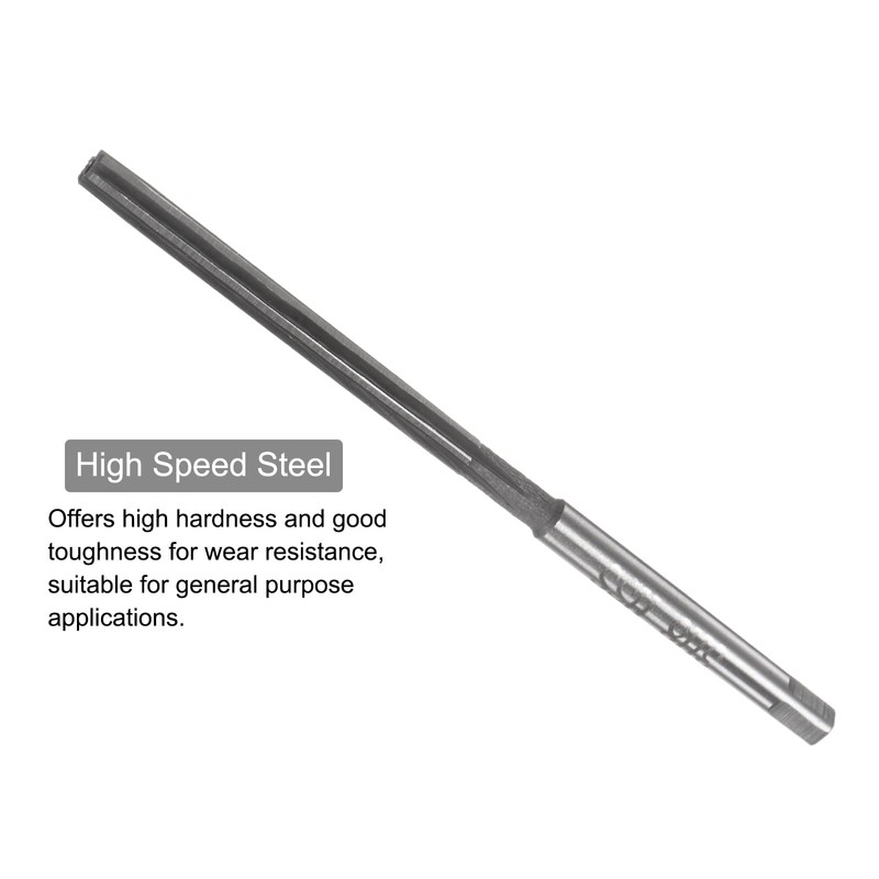 sourcing map Hand Reamers, 3mm H8 Metric Reamer Drill Bit