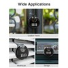 Puroma Combination Lock, 4 Digit Padlock with Hardened Steel Shackle,