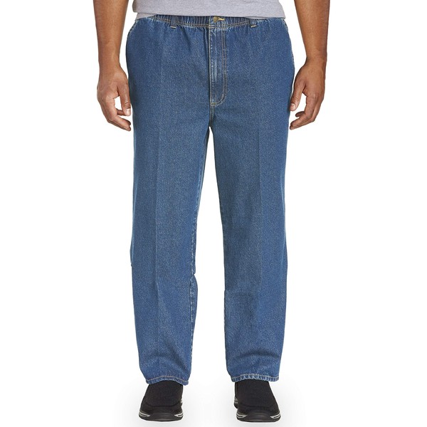 Harbor Bay by DXL Men's Big and Tall Full-Elastic Waist