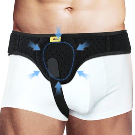 TENB Hernia Belts for Men - Inguinal Hernia Belt for Men & Women with Removable Compression Pad, Pre and Post Surgery Truss, Left or Right Side Adjustable Waist Strap Groin Hernias Femoral