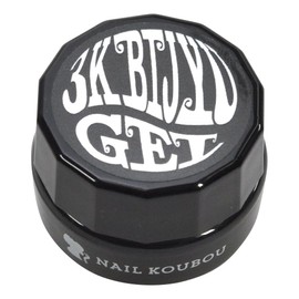 3K BIJYUGEL 3K Visual Gel, Non-Wiping Visual Gel, 0.1 fl oz (3 ml), Popular, Clear Color, Self Gel Nails, Easy to Use, 0.1 oz (3K Bijou Gel, 0.1 oz (3 g)