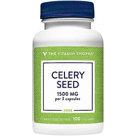 The Vitamin Shoppe The Vitamin Shoppe Celery Seed 1,500MG, Herbal Support That Provides Circulatory Support and Promotes Digestion (100 Capsules)