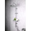 RIDDER Lobos Shower Shelf for Shower Rail Chrome