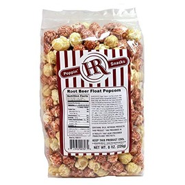 Root Beer Float Popcorn | 6 Pack | HR Poppin' Snack's - Made in USA - Made in Nebraska - Nebraska popcorn - Produced in Gibbon, Nebraska