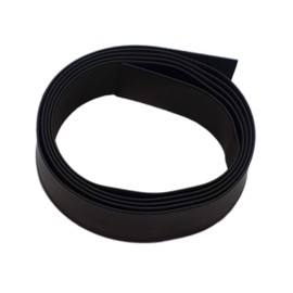 Heat Shrink Tube, 0.7 inch (17 mm), Inner Diameter 0.7 inch (17 mm), Black (Black), 3.3 ft (1 m) long, Beautiful without printing; Shrink Ratio 0.6 to 0.3 inches (2:1 mm) (0.7 inch to 0.3 inch (17 mm)