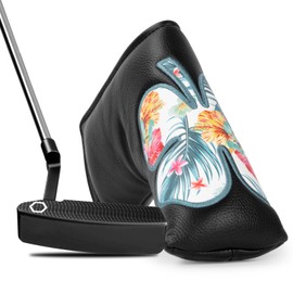 Golf Putter Covers Mallet Putter Headcover Blade Putter Cover Golf Club Covers with with Magnetic for Most Brand (Blade Putter/Black)