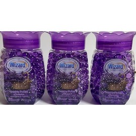 Wizard Crystal Beads Air Fresheners – 3 Pack (12 oz / 340 g Each) Long-lasting, freshly picked lavender scent. Perfect for home, office, or car. Decorative and effective.