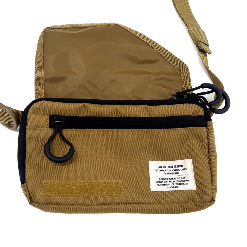 POST GENERAL 982340009 Post General Sling Wallet Pouch, Coyote Beige