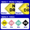 GEEKBEAR Senior Driver Car Sign - Sticker or Magnet &