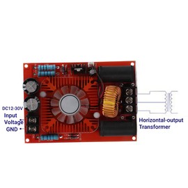 Zvs Driver Board Coil Power Zvs, Flyback Transformer Supply Boost High Voltage Coil Flyback Driver Generator Heating Module Coil Driver Board DC12V 30V