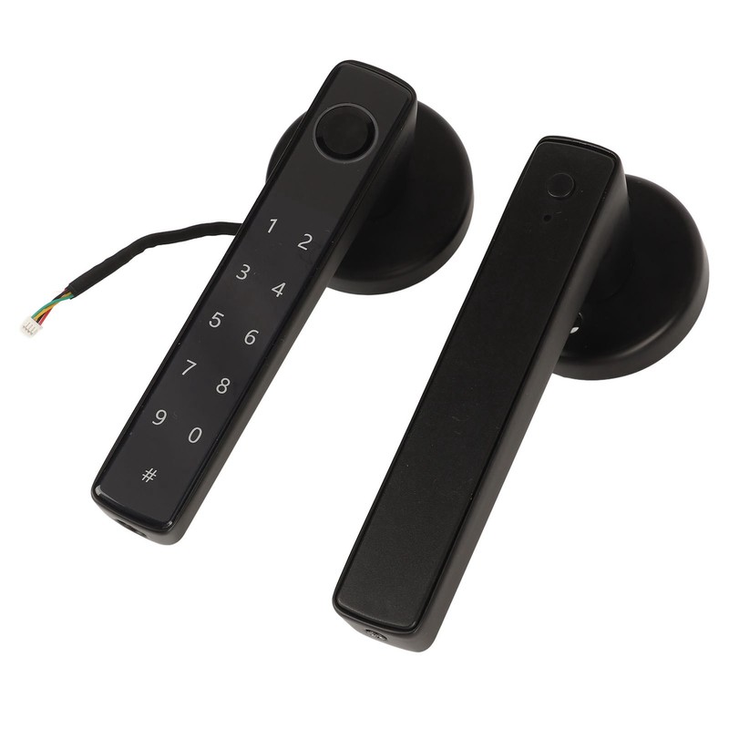 Fingerprint Lock Emergency Charging Low Battery Reminder Accurate Smart Door