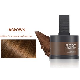 Hairline Powder - Hair Root Dye - Root Touch Up Powder - Enhance Hairline Powder - Instantly Hair Color Shadow Cover Gray Hair Root - Hair Touch-Up, Thin Hair Powder - Brown 4g