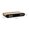 MOOOV 477349 Alarm Clock, Charger, Induction, 15 W and USB-C