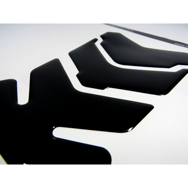 BIKE-label Tank Pad 3D Motorcycle Sticker Tank Protection Black X502016VA