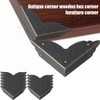 Faderr 12 x Black Metal Corner Protectors