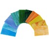 Lanyani (10 Sheets) Variety Stained Glass Sheets Pack, 4 x