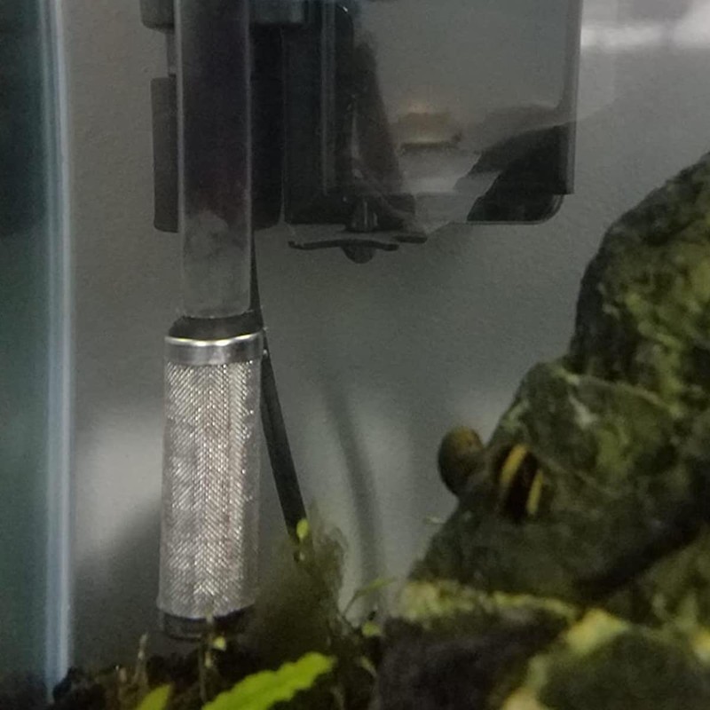 Bilindasly 12mm Stainless Steel Aquarium Inflow Inlet Filter Aquarium Filter
