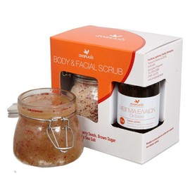 Anaplasis Body & Facial Scrub with Cranberry Seeds ,Brown Sugar & Mesologgi Sea Salt, 250gr