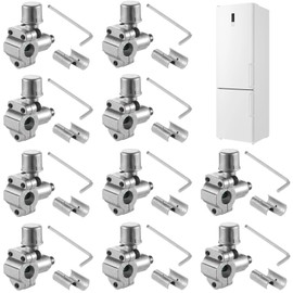 10 Pcs Bullet Piercing Valves, BPV-31 Piercing Valve for Refrigerators HVAC, Compatible with 1/4 Inch 5/16 Inch 3/8 Inch Outer Diameter Pipes, Replace for TJ90BPV31, AP4502525, BPV31D, GPV14, MPV31
