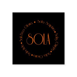 CafePress 5 Solas Sticker Square Bumper Sticker Car Decal