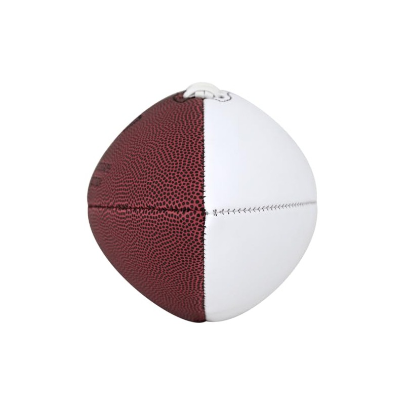 Baden Mini 8.5-Inch Size Autograph Football with 2 Brown and