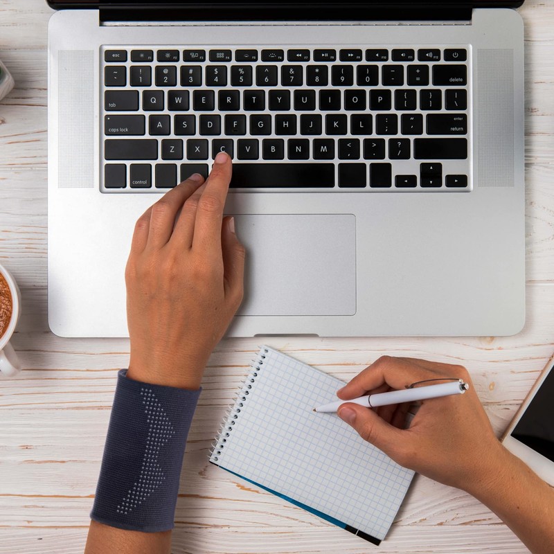 invera Wrist Compression Sleeve, Unisex Wrist Band Support Sleeve, Wrist