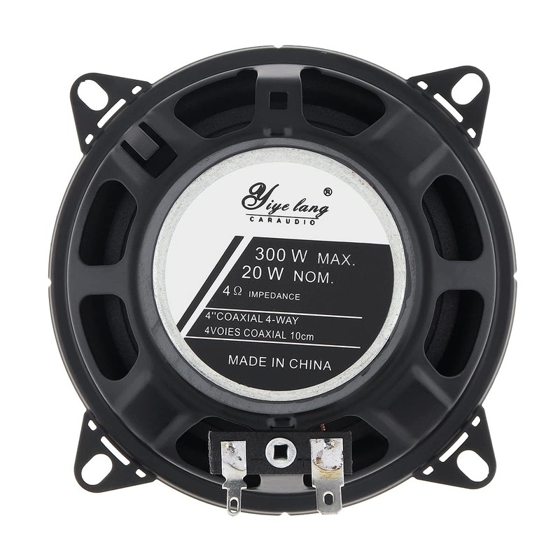 ePathChina 2pcs Full Range Frequency Car Audio Speaker Heavy Mid-bass