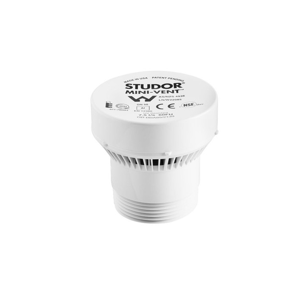 Studor 20301 Mini-Vent with PVC Adapter 1 1/2-Inch or 2-Inch Connection