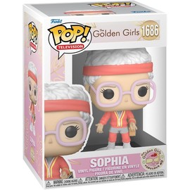 POP TV: Golden Girls 40th Anniversary - Sophia Petrillo in Aerobics Gym Outfit Funko Vinyl Figure (Bundled with Compatible Box Protector Case), Multicolored, 3.75 inches