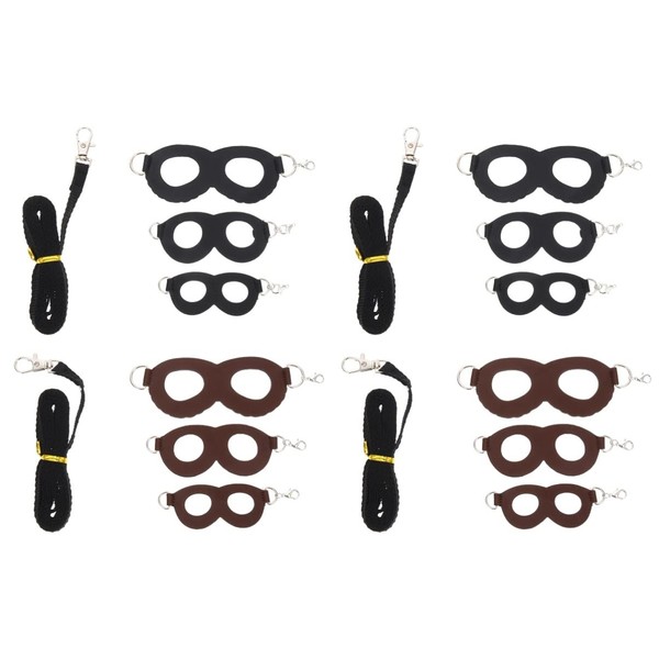 Balacoo 4 Sets of Hamster Leash Household Rat Leash Portable
