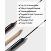 Black Waterline Eyeliner Gel Pencil,6Pcs Cream Sharpenable Gel Eye Liner