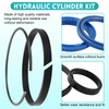 Hydraulic Log Splitter Cylinder Rebuild Seal Kit for 4.0" Bore