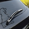 ZXCVWWE Funny Dog Car Rear Window Wiper Wiggle Tail Sticker