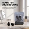 12 PCS Mini Makeup Sponge, Black Small Beauty Sponge Blender