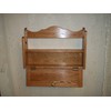 handmade 1 Gun Rack with Locking Storage Compartment ~ Golden