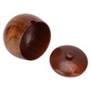 Sour Jujube Wood Condiment Jar Japanese Safe Dustproof Classic Flip