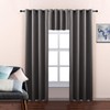 NICETOWN Short Blackout Cafe Curtains Kitchen Window Valance, Thermal Insulated