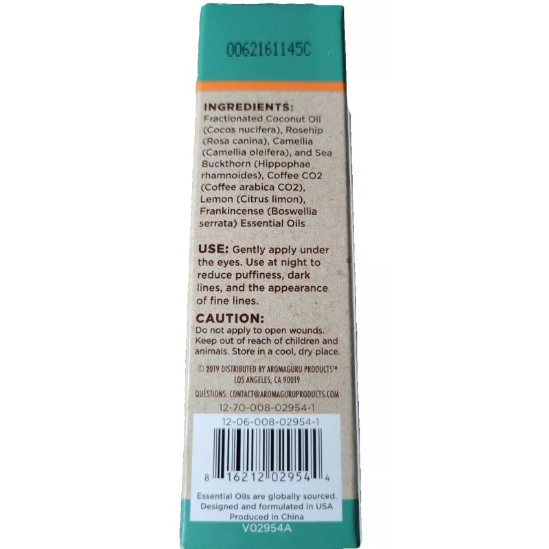Beauty Guru 100% Natural Under Eye Serum Anti Aging Eye