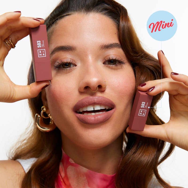 3INA MAKEUP - The Lipstick 503 (mini) - Nude Lippenstift
