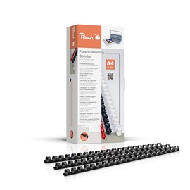 Peach PB412-02 12mm A4 Binding Combs - Black