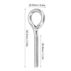 Vcriczk Mechanical Eye Bolts, M4 Stainless Steel Rust Proof 20