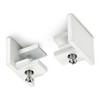Duoline 703031 Kit of 2 End Caps White