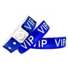 Ouchan Holographic VIP Plastic Wristbands Blue - 100 Pack Vinyl
