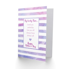 My Lovely Mum. Poem - Mothers Day Card