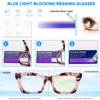 MMOWW Oprah Style Reading Glasses for Women 3 Pack Blue