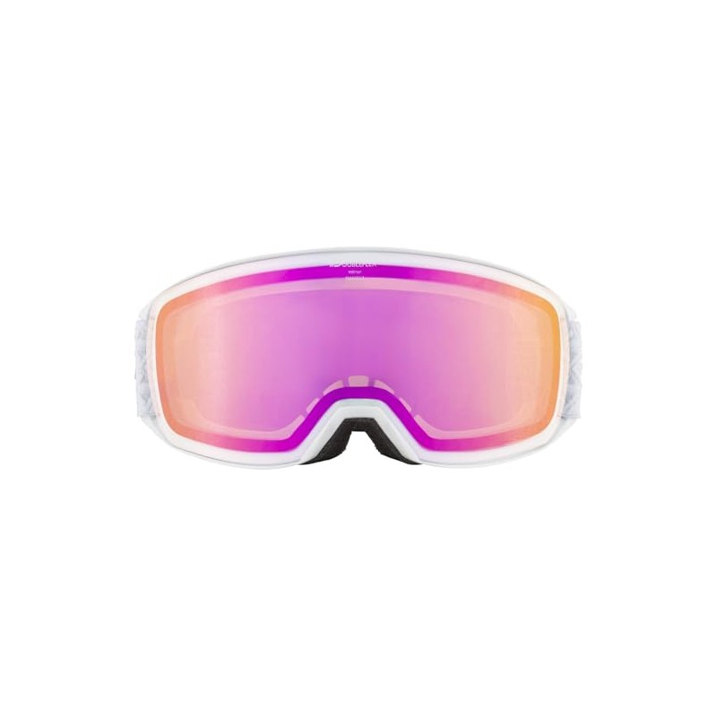 Alpina Nakiska Q-Lite Ski Goggles, Matte White, One Size